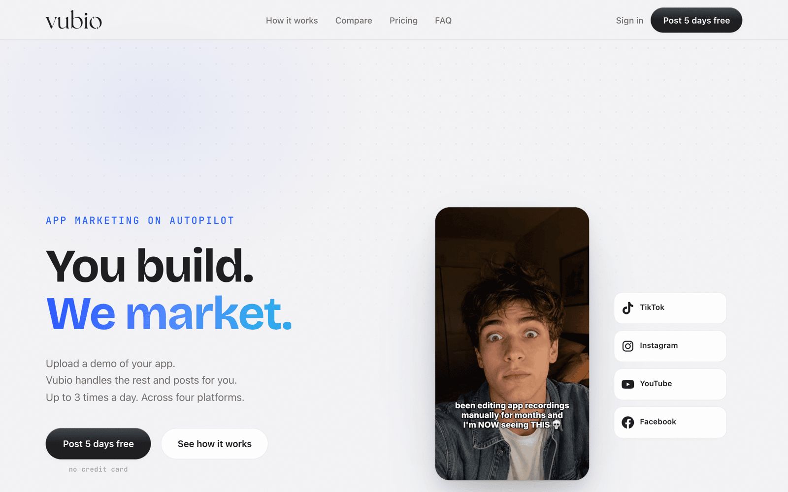 Vubio — app marketing on autopilot
